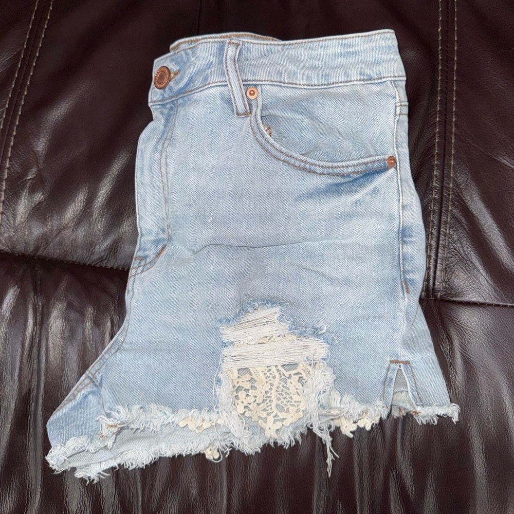 SO Denim High-rise Shorts